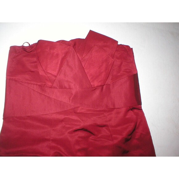 New Womens Party The Limited Dress Dark Red Strapless 8 Date Dinner Wedding Gues - Picture 10 of 12